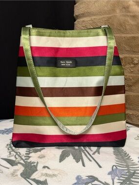 🎀 VTG Kate Spade Y2K Convertible Tote Bag